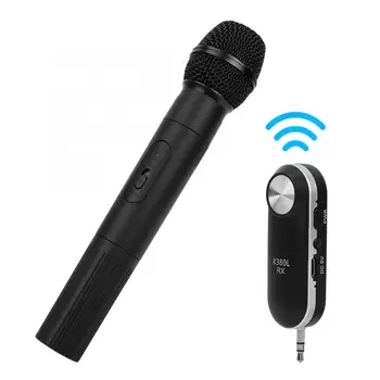 

DIY Replacement UHF Wireless Handheld Microphone With Rechargeable Receiver Mic System for Meeting Karaoke Sing Musical