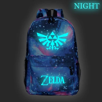 

The Ledend of Zelda Luminous Backpack Students School Shoulder Bag Fashion Mochila for Kids Travel Rucksack
