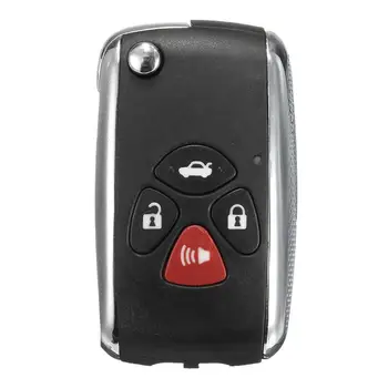 

4 Buttons Modified Remote Key Shell Case Uncut Blade Flip Fob Replacement For TOYOTA Camry for Avalon Corolla