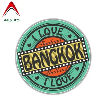 

Aliauto Classic Car Sticker I Love Bangkok Thailand Travel Decoration Water Proof PVC Decal for Motorcycle Honda Opel,13cm*13cm
