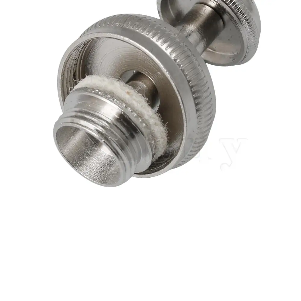 Yibuy White Shell Metal Trumpet Finger Buttons Musical Parts Widen 23MM