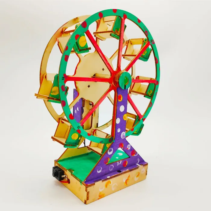DIY Science Projects Электрический образовательный колесо обозрения построить свою собственную модель стебля игрушки для детей Набор исследователя подарки