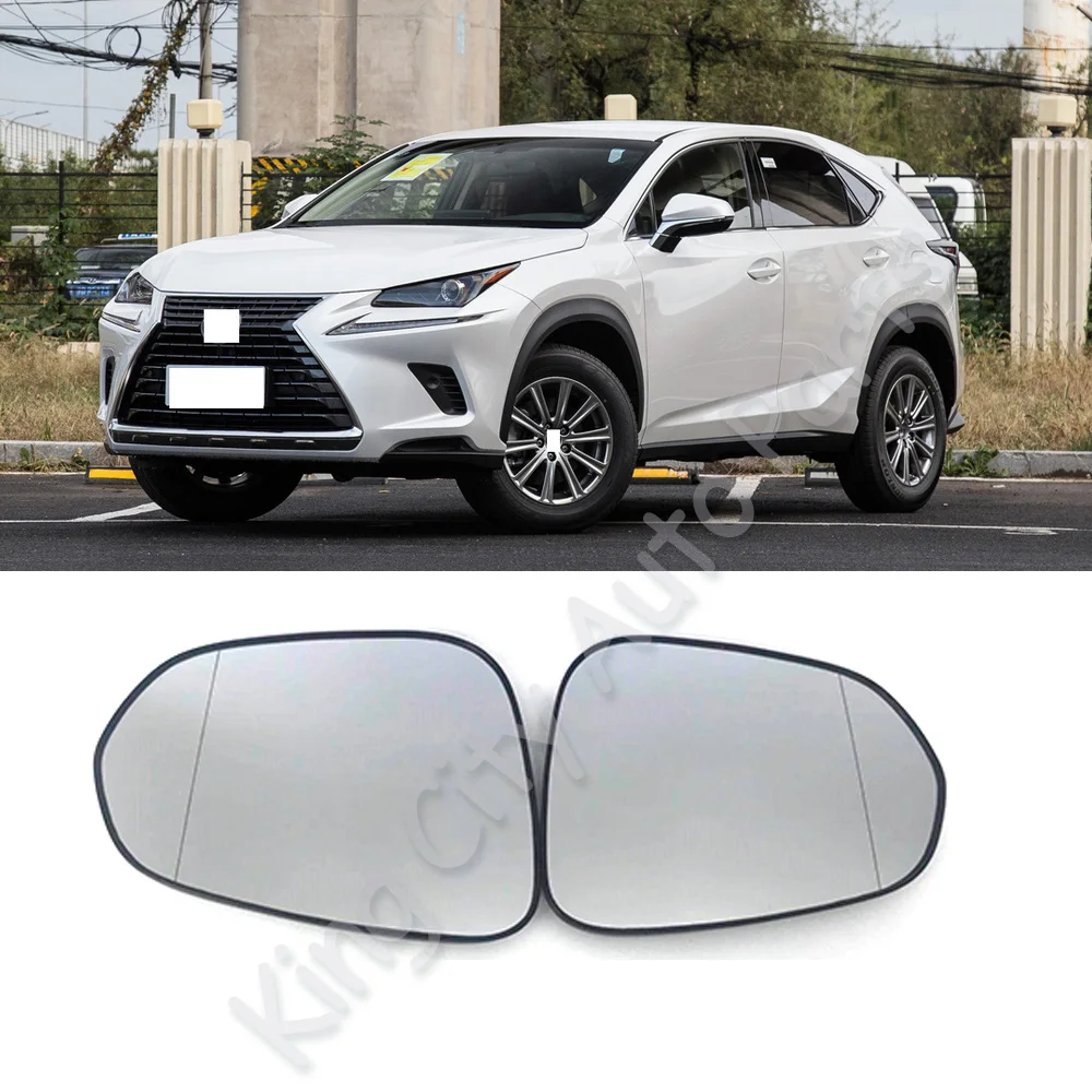 CAPQX для LEXUS NX200 NX300- для RX270 RX450 RX350- с подогревом заднего вида боковое зеркало стекло объектив