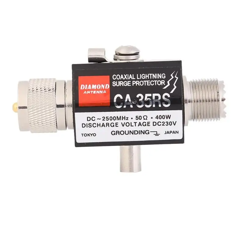 

Coaxial Thunder Surge Protector Arrester UHF Male to Female Connector Plug Support Dropshipping