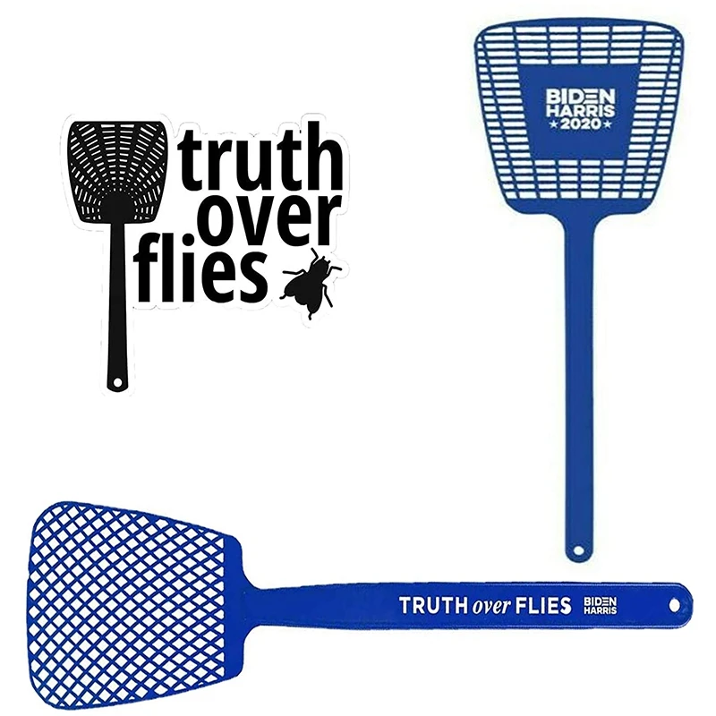 New Car Sticker Truth Over Flies Biden Harris Fly Swatter Sticker S6N1 