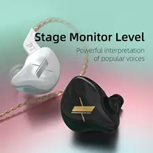 KZ EDX Wired Dynamic HiFi Heavy Bass In ear Gaming Earphone with Microphone 23 Wired Earphone Phone Accessories