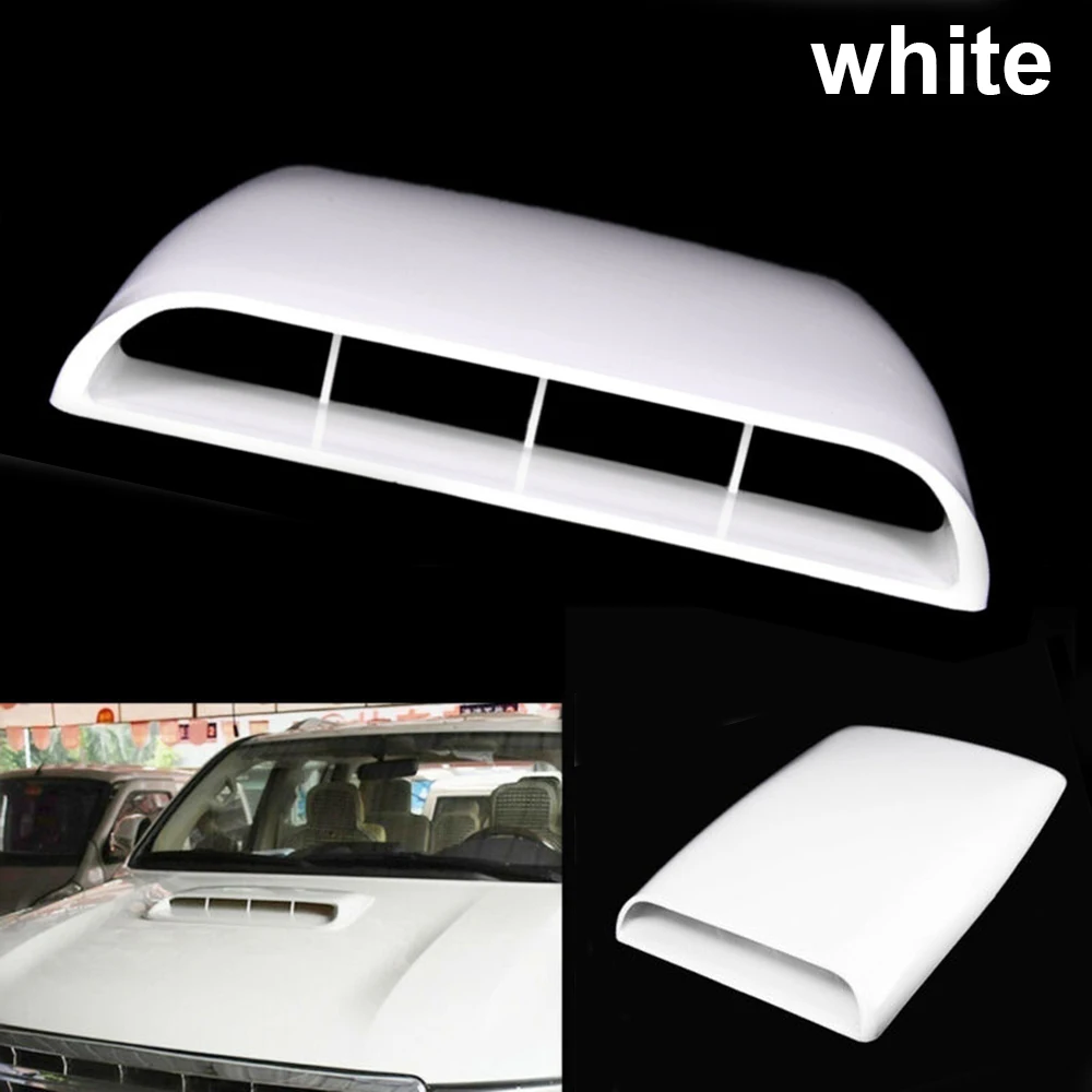 

Universal Car Air Flow Intake Hood Scoop Vent Bonnet Cover Decorative 25*27CM Air Flow Vent Cover
