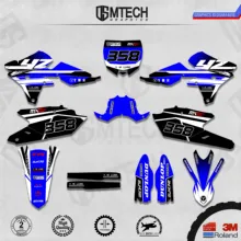 DSMTECH графика команды на заказ Фоны наклейки 3m наклейки на заказ для 14-18 YZ250F 15-19 YZ250FX WRF250 14-17 YZ450F 018