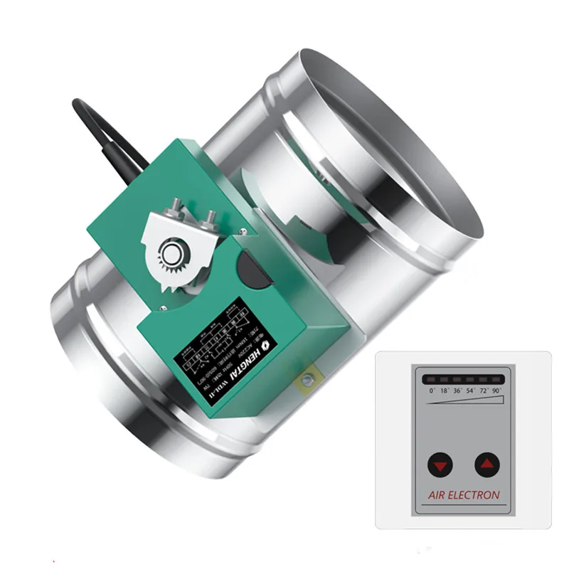Motorized air damper electric air valve with 16Nm 60S Intelligent air