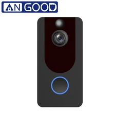 ANGOOD V7 HD 1080P смарт WiFi видео дверной звонок камера визуальный домофон с колокольчиком ночного видения IP дверной звонок беспроводной домашней безопасности