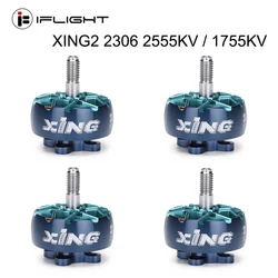 IFlight Motor sin escobillas compatible con Nazgul, hélice de 5 pulgadas, pieza de Dron de carreras, XING2 2306 2555KV / 1755KV 4S 6S FPV