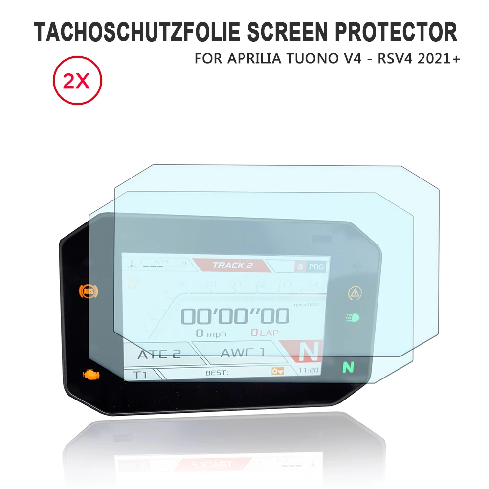 

2 PCS For Aprilia Tuono V4 rsv4 2021 9H Speedometer Instrument Screen Protector