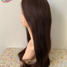 Yelin парик европейские девственные волосы кружевной топ еврейский парик Кошерный парик кружевной верх парики с детскими волосами