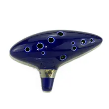 Окарина 12 отверстий легенда о Зельде окарина времени Del Tiempo флейта orff инструменты Alto C для начинающих среднего тона ToneC