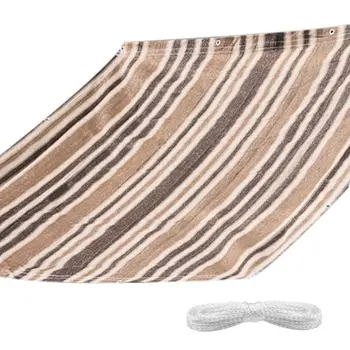 

6 Pin Rectangle Window Sunshade Net Shade Heat Insulation Net Sun Room Curtain