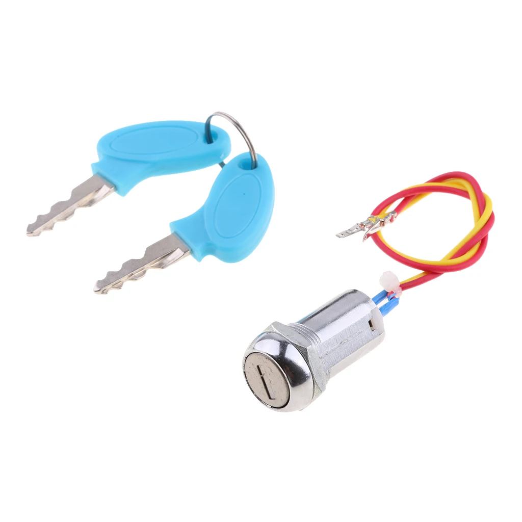 KEY IGNITION SWITCH ATV QUAD POCKET DIRT Pit BIKE SCOOTER 2 WIRE