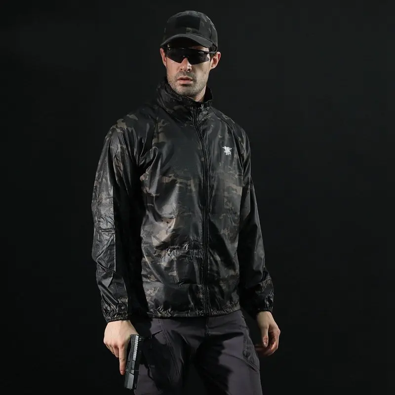 Тактическая камуфляжная одежда уличная Мужская модная охотничья стрельба водонепроницаемая ветрозащитная весенне-осенняя защитная