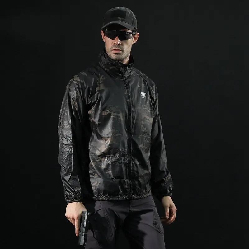 

Tactical Camouflage Clothes Outdoor Men Fashion Hunting Shooting Waterproof Windproof Spring Autumn Security Protection Clothes