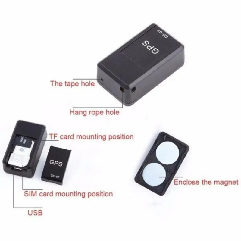 Nieuwe Mini Gps Tracker Auto Gps Locator Anti-diefstal Tracker Auto Gps  Tracker Anti-verloren Opname Tracking Apparaat Auto Acce - Portable Gps  Tracker - AliExpress
