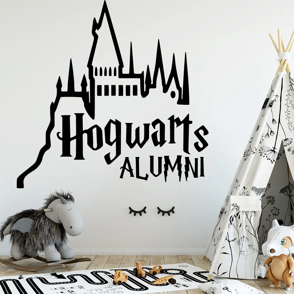 

Harry Potter accessories Castle Vinyl Wall sticker Decor For Kids Room Decoration Wall Decals Sticker Murals