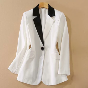 

HIGH QUALITY Newest Fashion 2020 Baroque Designer Blazer WOmen's tailored collar Long sleeve Blazer Jacket