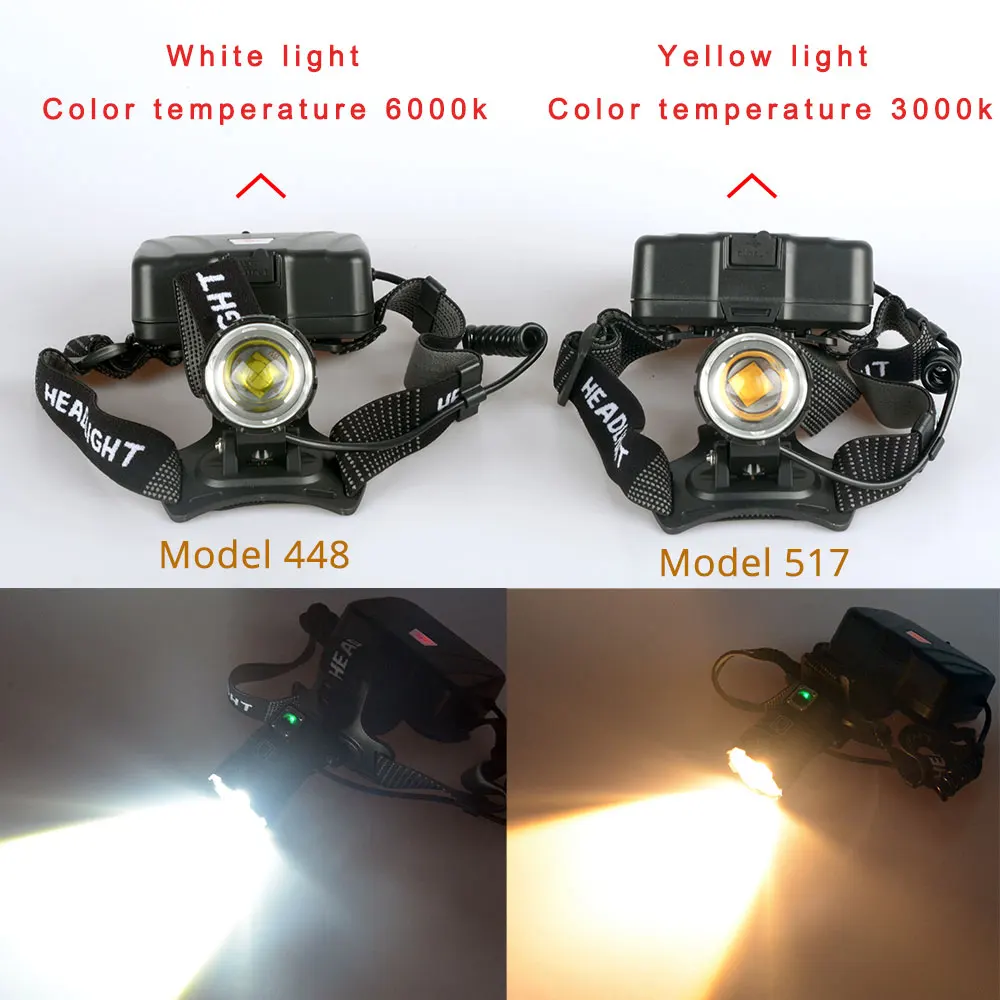 XHP70.2 светодиодный налобный фонарь, перезаряжаемый через USB, XHP70, белый, желтый, яркий, для охоты, велоспорта, водонепроницаемая лампа, 3x18650