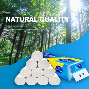 

10PC Paper Towels Soft Toilet Paper Household Paper Roll Tissue Paper Thick Tissue Paper Roll Toilet Paper Soft Toilet Paper