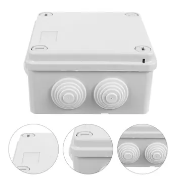 

1 Pc Box High Quality Durable Professional Outdoor Supply Waterproof Junction Box Electrical Cable Protective Device for Home Ou