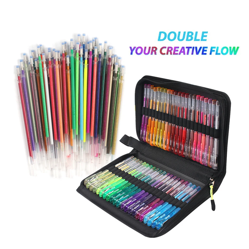 Brush Pens Markers for Adult Colouring 100 Colors, Dual Brush Felt