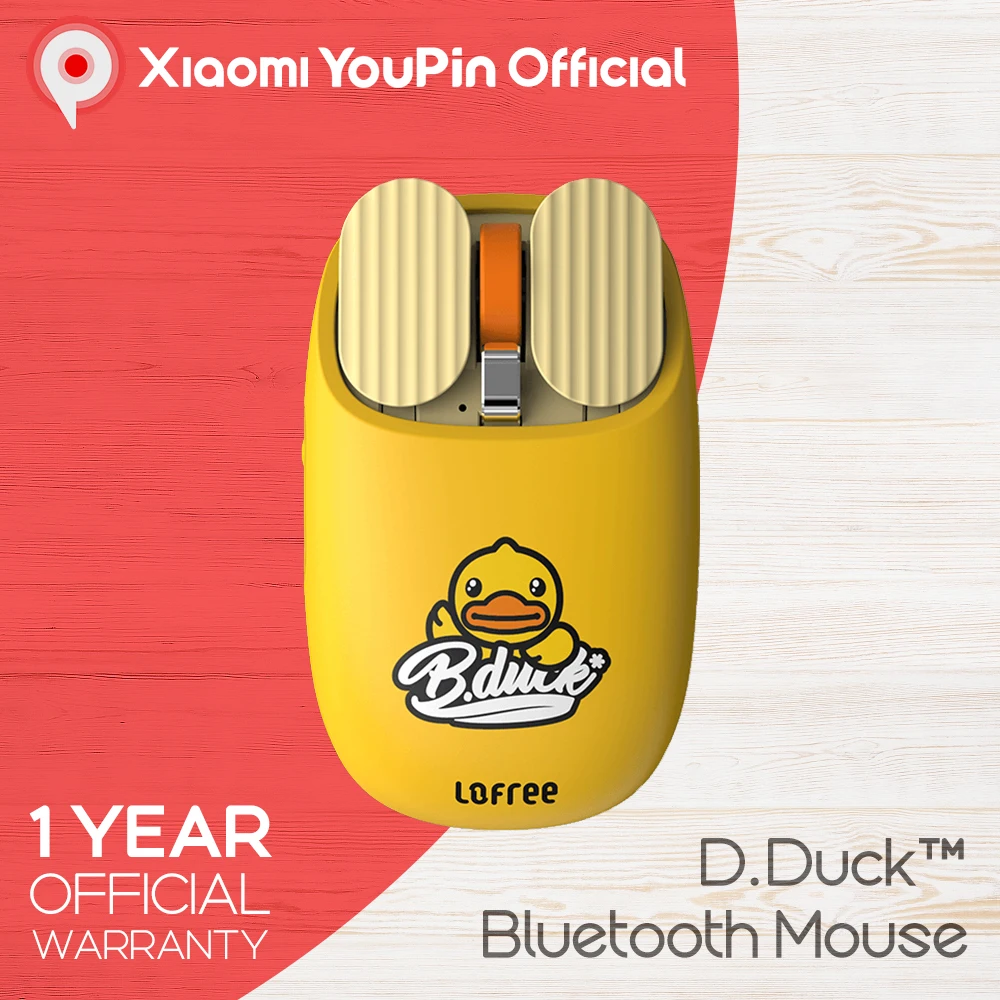 

YouPin LOFREE B.Duck Bluetooth Wireless Mouse Dual Mode Connection Multi-system Compatible Gesture Control Mac Windows Portable