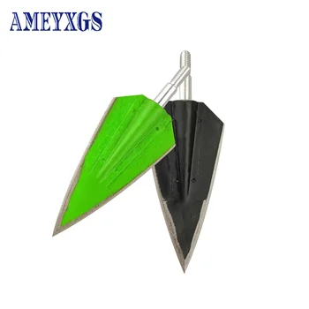 

12pcs Archery Arrowhead Hunting 150 Grain Stainless Steel 2 Blades Broadheads For Bow Shooting Training Camping Accessories