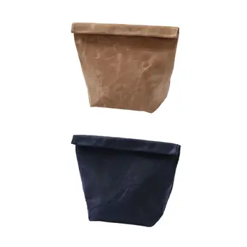 

Stylish Men Women Portable Canvas Thermal Insulated Lunch Bag Unisex Casual Picnic Box Tote Travel Pouch Food Container Handbag