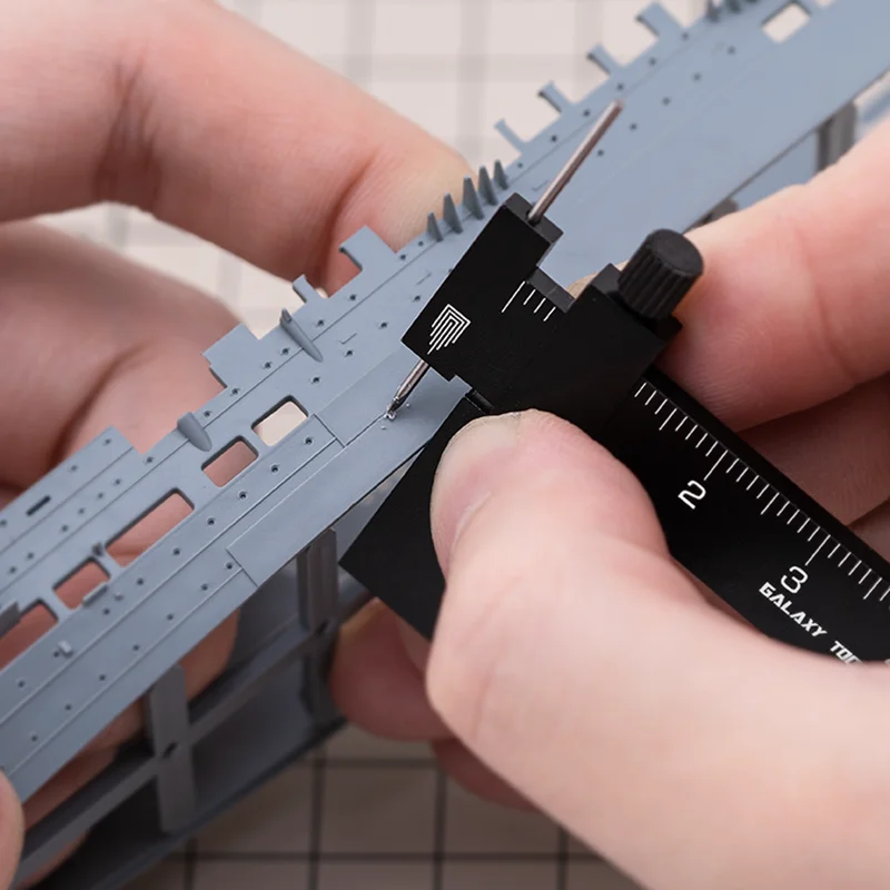 Hobby Model Craft Tool Model Scribing Auxiliary Ruler Parallel scribing tool Symmetrical scribing Tool Mirror Note Ruler 5