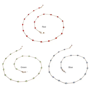 

2020 New Crystal Beads Glasses Chains Non Slip Eyeglasses Pendant Necklace Mask Cord Lanyard Strap Eyewear Rope Accessories цепи