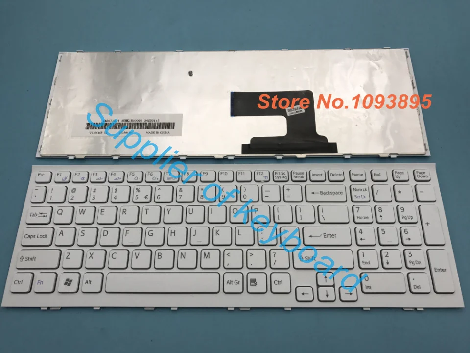 Новая клавиатура для sony Vaio VPC EH VPCEH VPC EH3P1R VPCEH3J1R PCG-71812V VPCEH1L0E VPCEH1M9E белая английская клавиатура