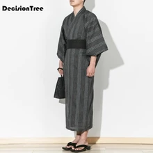 Парные хлопковые Пижамные комплекты yukata для мужчин и женщин, японское кимоно, халат, набор, древние китайские пижамы, костюм без пояса
