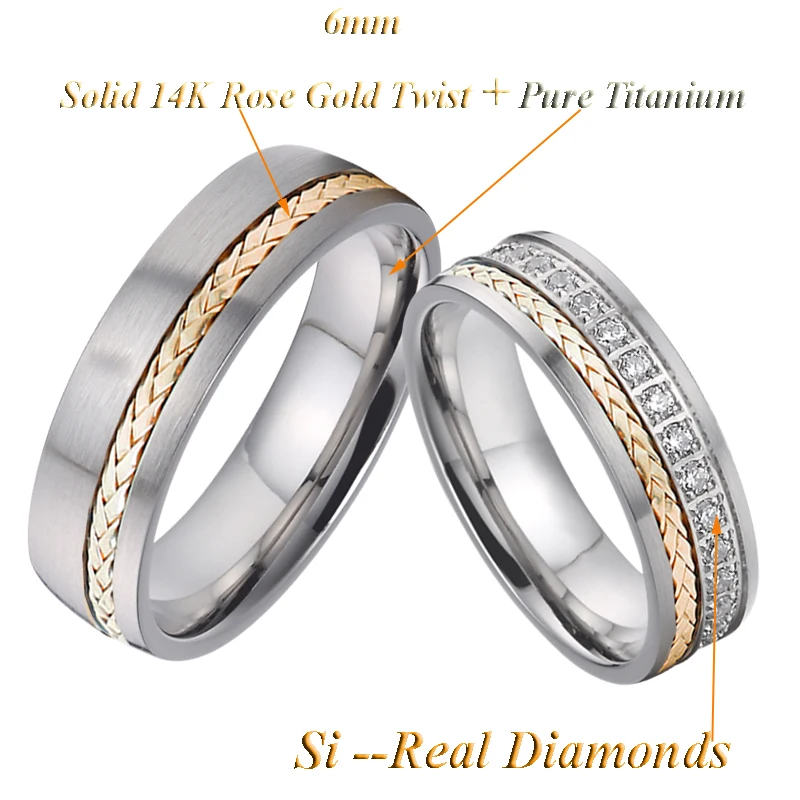 GPV1926 Si diamond Роскошные союзов Пользовательские Брак кулоны для него и для нее предложение парные обручальные кольца комплект обувь для мужчин и женщин дизайнерские украшения своими руками - Цвет основного камня: GPV1926 Si diamond