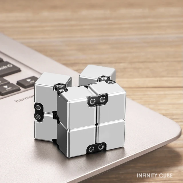 Fidget Infinity Cube Anxiety Stress Relief Fidget Toy Puzzle Cube Finger Plaything Infinite Conversion Blocks 5