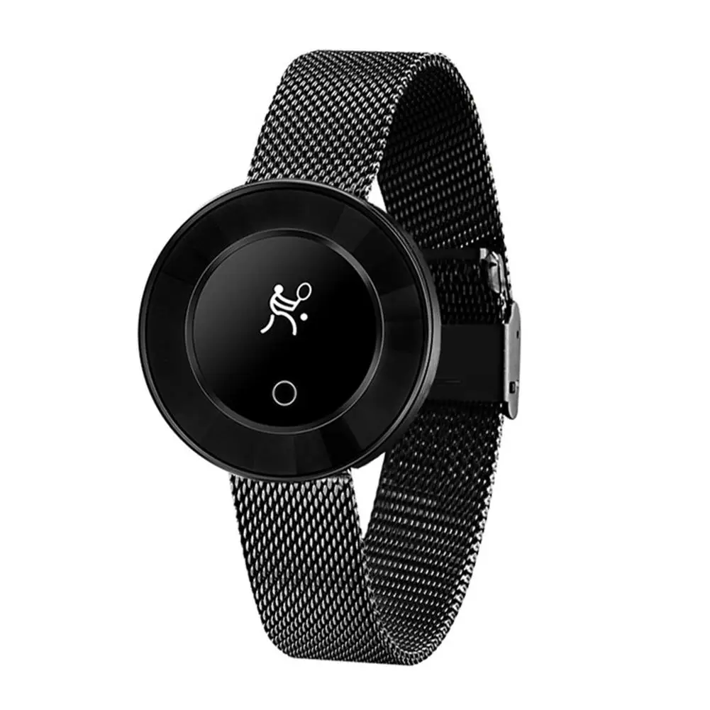 black TWISTER. CK X6 женские Смарт-часы, монитор сердечного ритма, шагомер, IP68 Водонепроницаемый Женский фитнес-трекер, умный Браслет, умные часы - Цвет: black