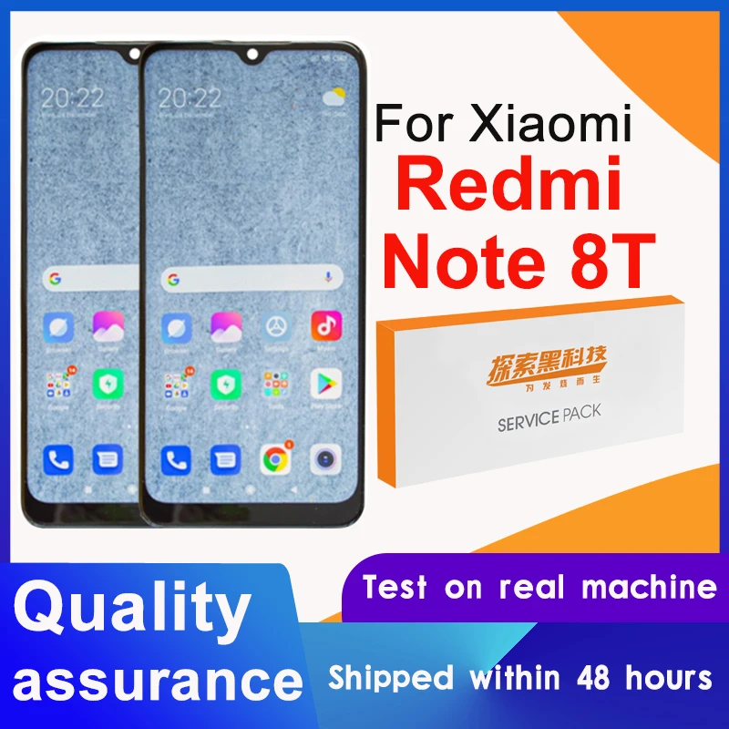 10 шт./Лот новый протестированный дисплей 6 3 дюйма замена с рамкой для Xiaomi Redmi Note 8T