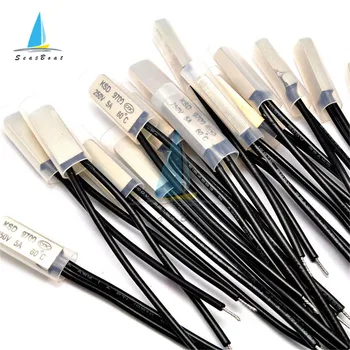 

5PCS Thermostat 5A 250V KSD9700 40C 45C 50C 55C 60C 65C Bimetal Disc Temperature Switch N/O Thermal Protector degree centigrade