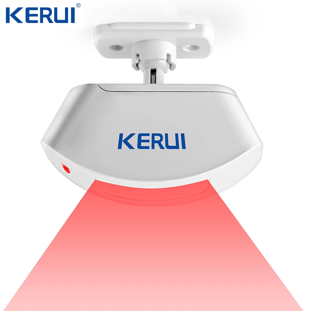 emergency pendant alarm KERUI Wireless Window Curtain Motion Sensor PIR Detector Infraid Sensor Circuit Design 433MHz For Home Alarm System elderly emergency button