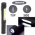 6000Lumens COB LED Work Flashlight Магнитное основание и Зажим Многофункциональная Карманная ручка Light Inspection Work Light Car Repair Tool