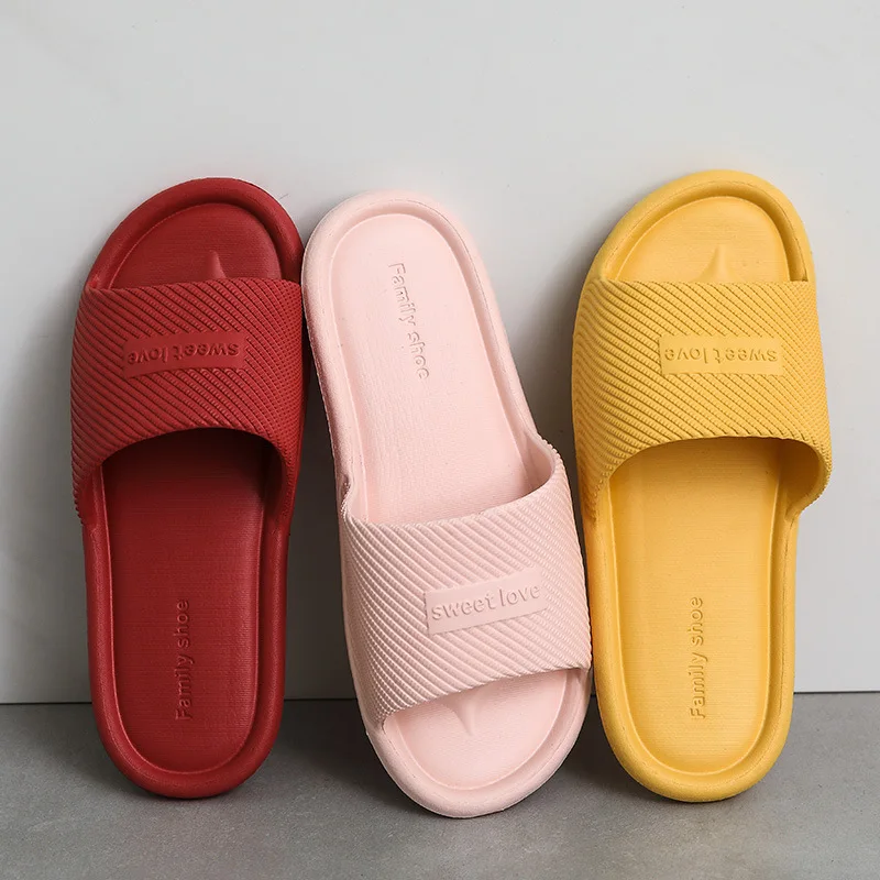 Pantuflas de Interior para el hogar para mujer, chanclas de baño antideslizantes, planas, para Hotel