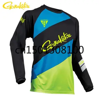 

2020 Gamakatsu Anti-sweat Fishing T Shirt Outroor Fishing Sports Wear Cycling Clothes Sun Protection Breathable Fishing Tshirt