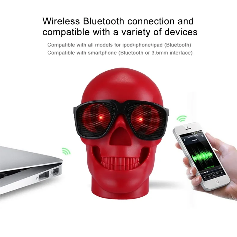 Многофункциональный Bluetooth V3.0 беспроводной динамик со светодиодный светильник, поддержка TF карты и U диск и FM функция 3D стерео громкий динамик