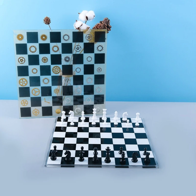ARTCRAFTS moules 12.5 cm King Mandarin Nº 1SET À faire soi-même Chess Set de moules. 