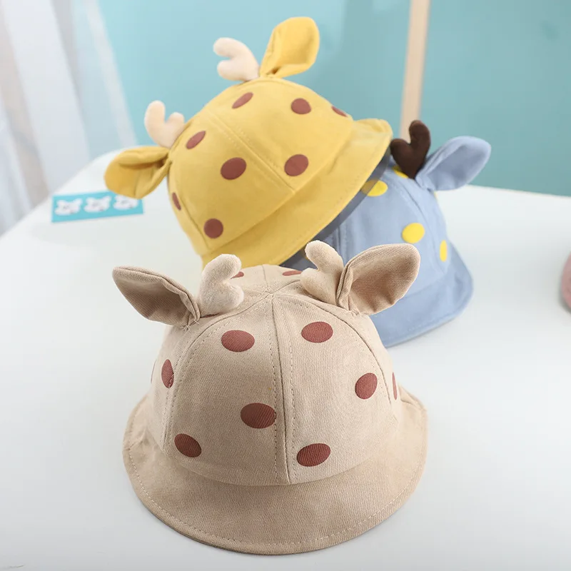 Новая детская шапка в Корейском стиле с рогами из мультфильмов Милая осенне