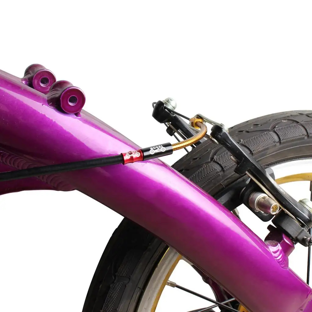 2x Flexible Bike V Brake Noodle Caliper Elbow Inner Tube Bicke Brake Noodles Cable Guide Boots Mountain Bicycle Part Accessories