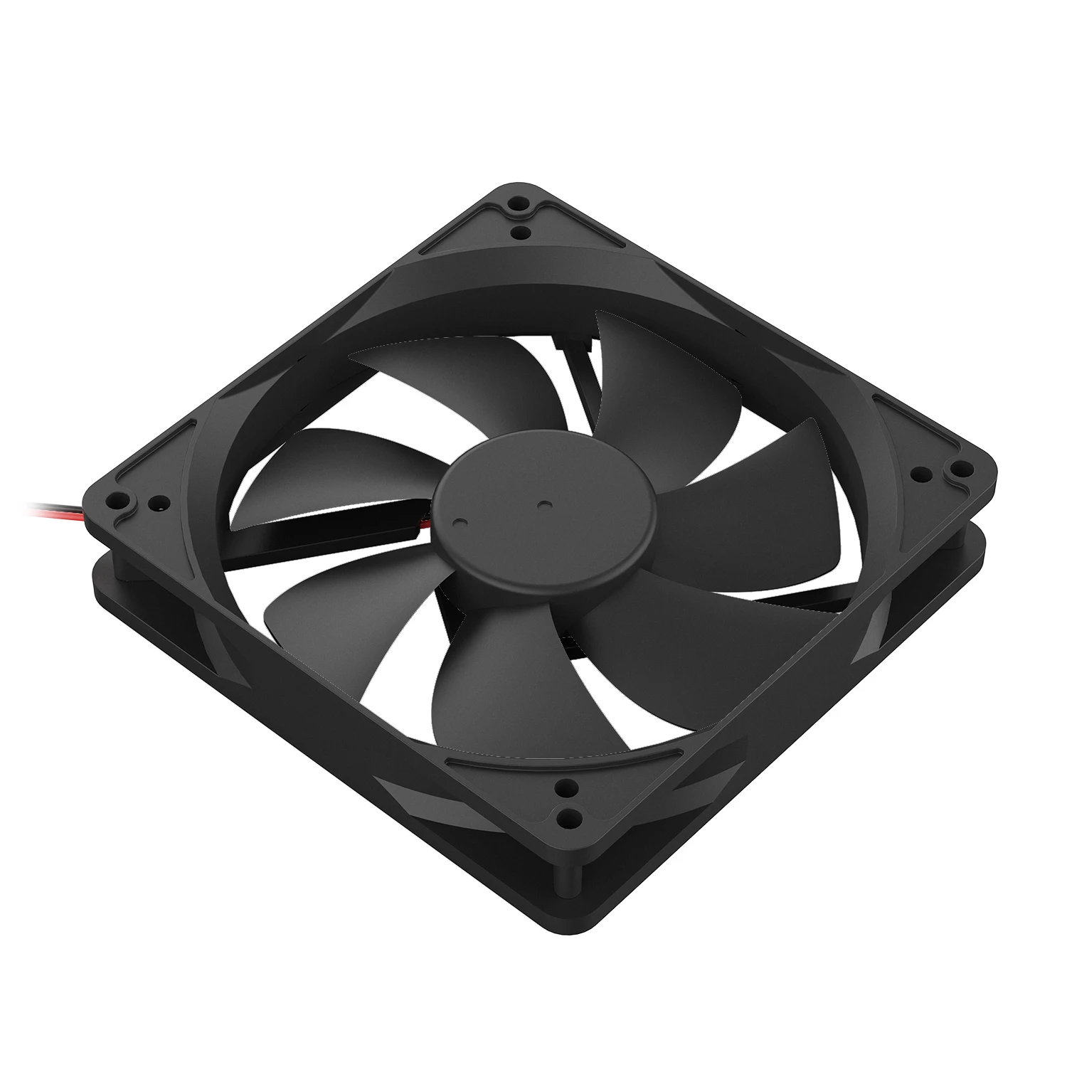Caixa do Computador Ventilador de Refrigeração Bola Duplo Ventilador Cooler Servidor Btc pc Ventilador de Refrigeração 120x120x25 mm dc 5v 12v 24v 48v 12 Centímetros 120 Milímetros - Imagem 6